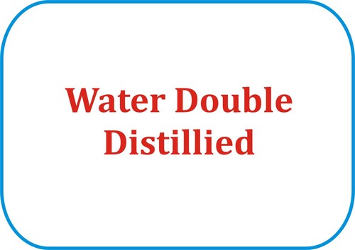 Water Double Distilled - 1 Liter, LR Grade | High Purity, Impurity-Free, Lab Grade, MSDS Available