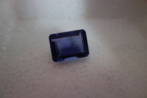 Emerald Cut Lolite Quartz