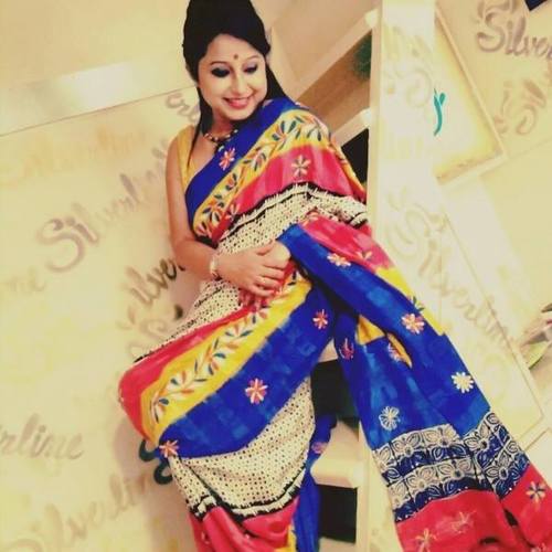 Motka Silk with Kathiawari work