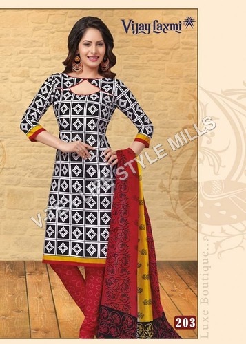 Cotton Print Suit Fabric