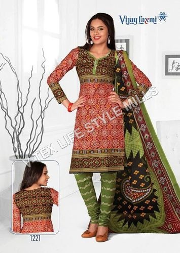 Cotton Printed Salwar Suit Fabrics