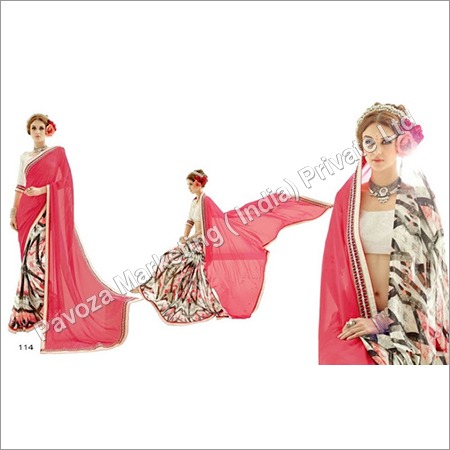 GEORGETTE DESIGNER PRINTED SAREES