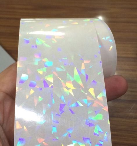 Crack Ice Transparent Holographic Films