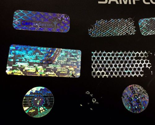 Void honeycomb Tamper tapes labels