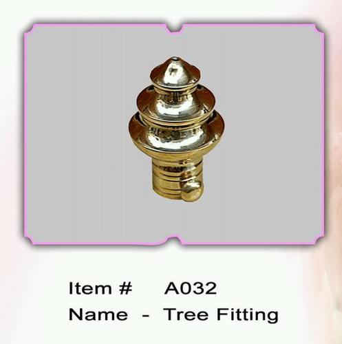 Tree Fitting - Metal 25mm x 20mm Gold, Polished Finish | Elegant Design, Secure Hold, Easy Installation