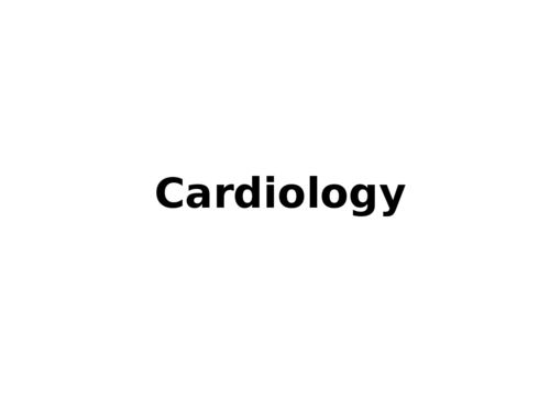 Cardiology