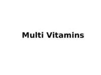 Multi vitaminas