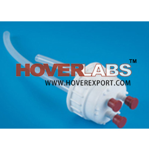 Filling/Venting Closure - PP/Silicone, 53mm & 83mm, White | Autoclavable, Aseptic Transfer, Vacuum Compatible, Durable