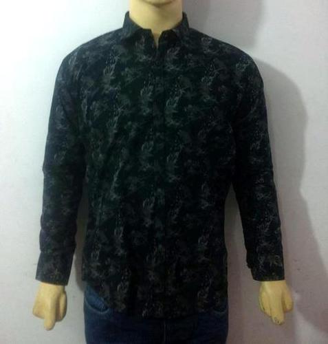 Feather Print Casual Shirt