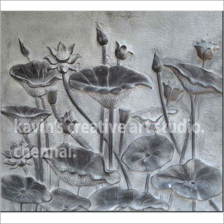 Lotus Stone Mural