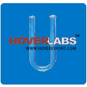 U-Tube - Borosilicate Glass 125 x 15mm | Clear, U-Shaped, 1mm Wall Thickness, Laboratory Use
