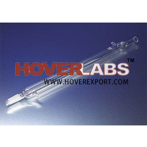 Liebig Condenser - Borosilicate Glass, 500mm Tube, 300mm Jacket | Efficient Cooling, Plastic Nut Connections, Rubber Washer Seals