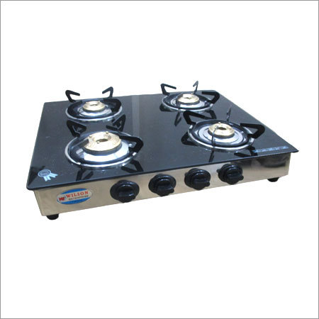 Glass Top 4 Burner Gas Stove