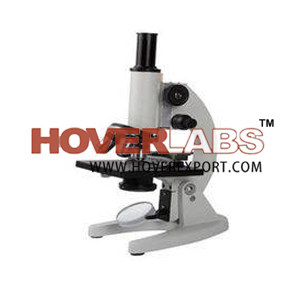 Microscope - Metal Body, 88x82mm Stage, 40-400x Magnification | 10x Wide Field Eyepiece, Triple Nosepiece, Mirror Illumination, Adjustable Stop