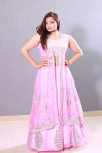 Designer Jacket Anarkali Suit
