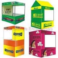 Display Demo Tent - Polyester Material, Steel Frame | Customizable Design, Lightweight, Weatherproof, Easy Setup, Portable, Attractive Brand Visibility