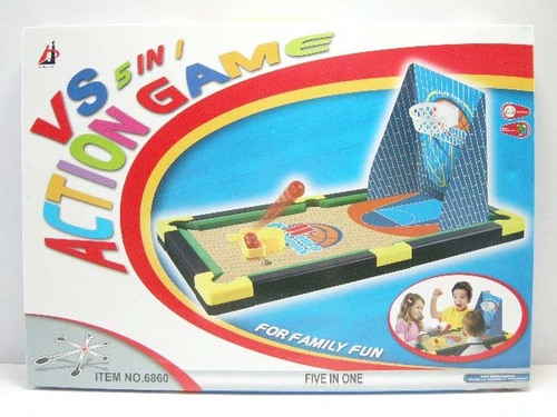 Toys - Plastic, 20x15 cm, Blue | Interactive Action Game, Skill Building, Portable Design, 2 Players