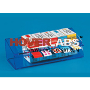 Tough Tags Station - Acrylic, 10x5x3 Inches, Blue | Organized Storage, Durable Design, Easy Access, Space Saving