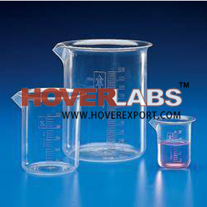 Beakers - Pyrex Glass, 50-1000 ml Tall Form | Graduated Markings, Spout, Autoclavable, Heat and Chemical Resistant