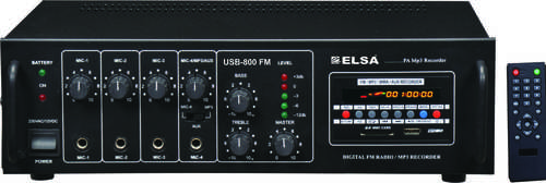 PA Amplifier With Digital Player