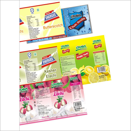 Multicolored PVC Shrink Labels