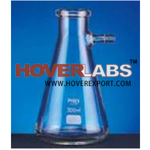 Flasks, Glass, Buchner - Borosilicate Glass, 250-1000mL, 24/40 Neck | Autoclavable, Vacuum Filtration, Durable