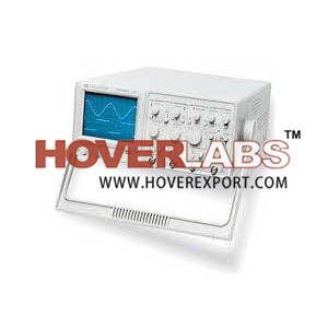 Oscilloscope - Dual Trace 20 MHz, 320x400x130 mm Dimensions | High Sensitivity 1 mV/div, XY Operation, Component Test, Elegant Design