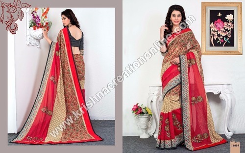 Latest Fancy Cotton Saree