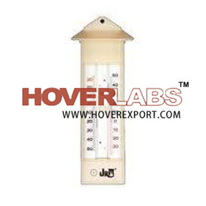 Thermometer Max - Plastic, 20x18 cm, Beige, Analog | Max/Min Readings, Wall Mountable, Durable, Accurate Temperature Range -20Â°C to 55Â°C