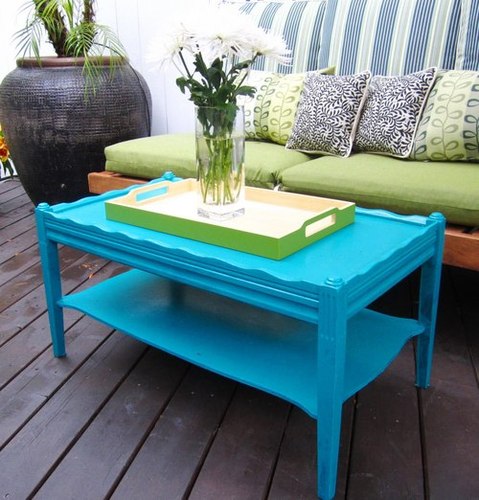Colourful Wood Tray