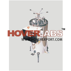 Autoclave Vertical Triple Walled High Pressure - SS 304, 220V AC, 15-20 Psi, 134°C | Dry Sterilization, Radial Locking Lid, Pressure Gauge