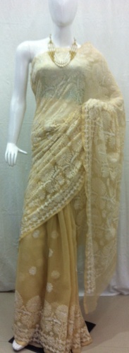 Chikan Saree