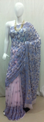 Chikan Saree