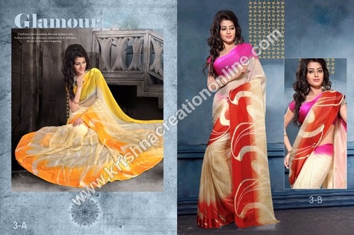 Designer Printed Saree