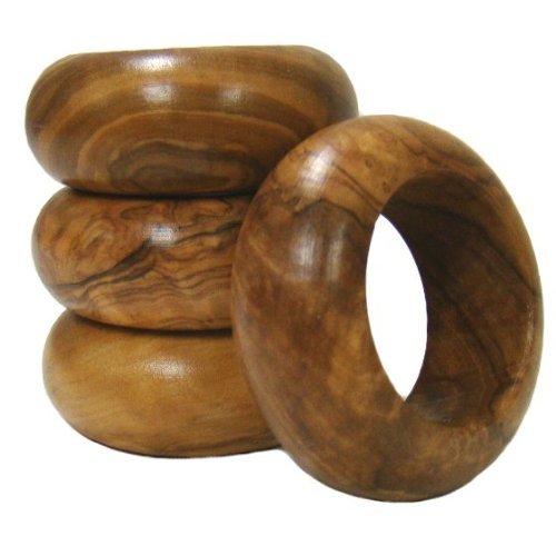 Concave Wood Napkin Ring