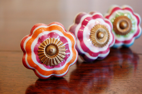 Multicolour Resin door Knobs