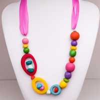 Coloured Resin Beads Necklace