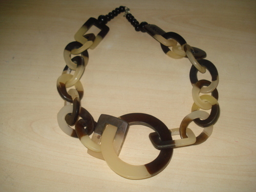 Black & Brown Resin Necklace
