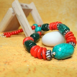 Colourful Resin Beads Necklace