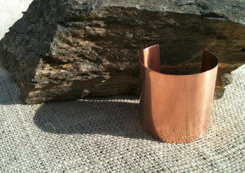 Plain Copper Cuff Bracelet