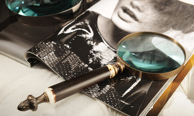 Magnifying Glass with Bone Handle