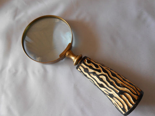 Magnifying Glass With Horn Handle.