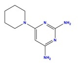 Minoxidil Impurity-E 6-(piperidin-1-yl)pyrimidine-2,4-diamine (desoxyminoxidil) 