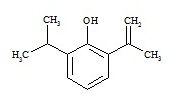 Propofol Impurity-B 2-(1-methylethenyl)-6-(1-methylethyl)phenol