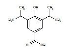  प्रोपोफोल अशुद्धता-एन 4-हाइड्रॉक्सी-3,5-बिस (1-मिथाइलथाइल) बेंजोइक एसिड कैस नं: 13423-73-9