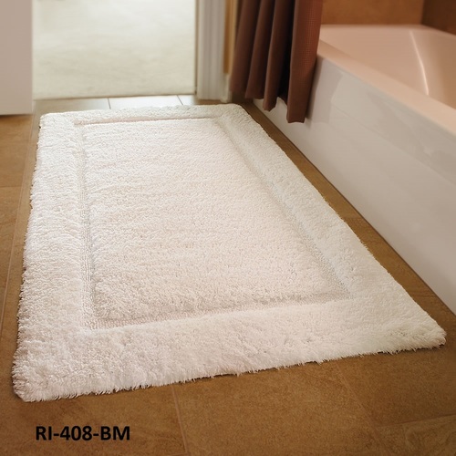 Luxury White Bath Mat
