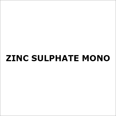 Zinc Sulphate Mono - White Crystalline Powder ZnSO4Â·H2O >99% Purity Water Soluble 25kg Bag