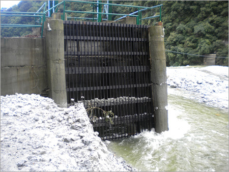 Weir Intake Gate & Trash Rack Debris Upto 1967 Level - Steel, Variable Dimensions | Radial Gate, Debris Control, Prevent Clogging
