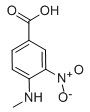  4- (मिथाइलैमिनो) -3-नाइट्रोबेंजोइक एसिड कैस नंबर: 10541-83-0