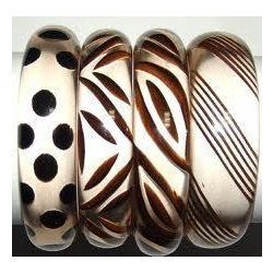 Brown And Cream Designer-Bangles-102Abcd